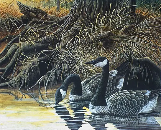 Companions: A painting by C.F. Lawrenson