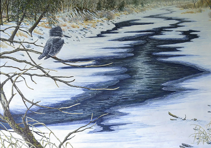 Grand Openning: A painting by C.F. Lawrenson