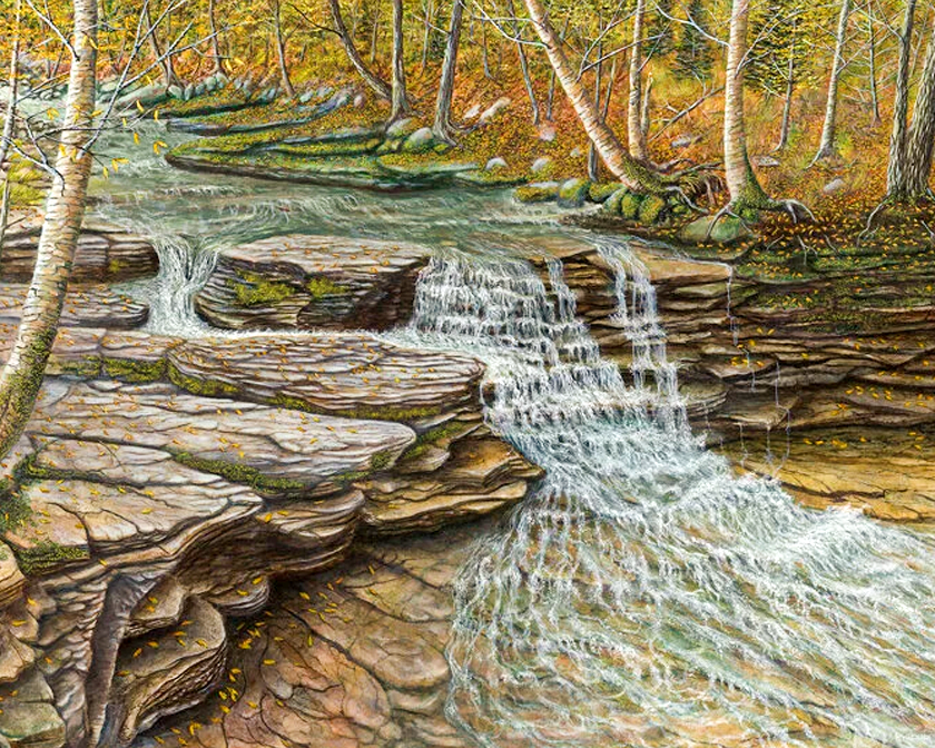 The Land of Orr: A painting by C.F. Lawrenson